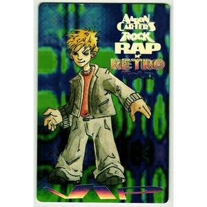 Vintage 2002 Aaron Carter Concert Backstage Pass VIP Laminate Insert Card